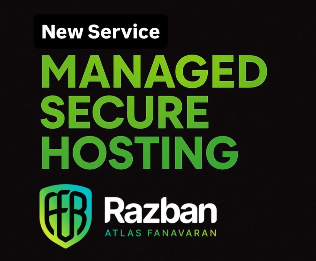 معرفی سرویس جدید Razban: میزبانی امنِ مدیریتشده (Managed Secure Hosting)
