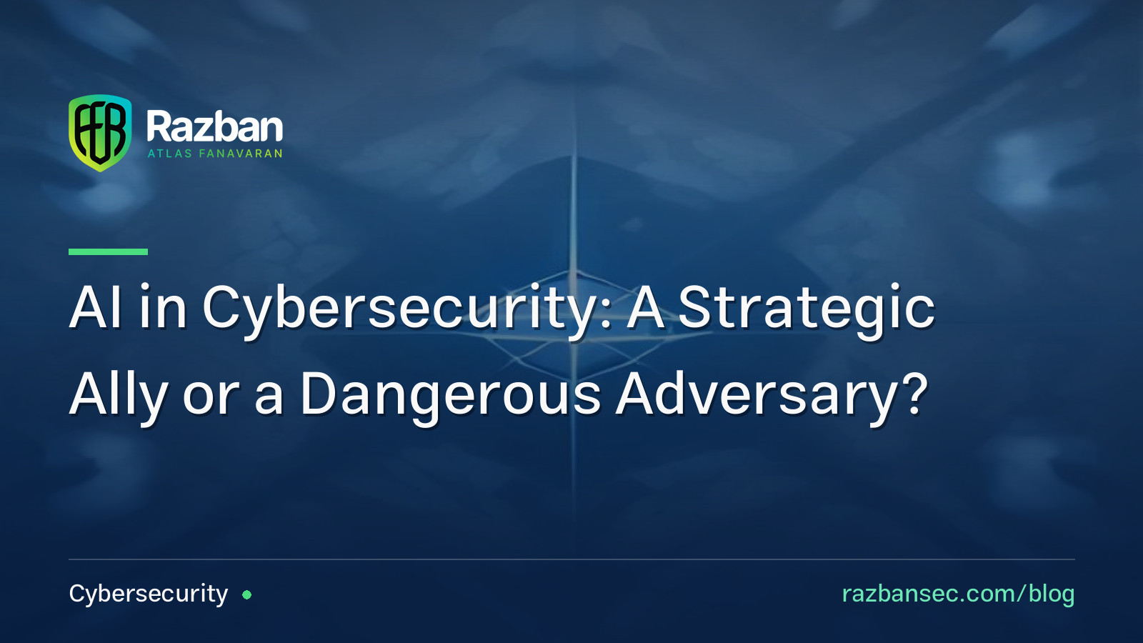AI in Cybersecurity: A Strategic Ally or a Dangerous Adversary?