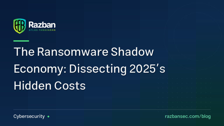 The Ransomware Shadow Economy: Dissecting 2025’s Hidden Costs